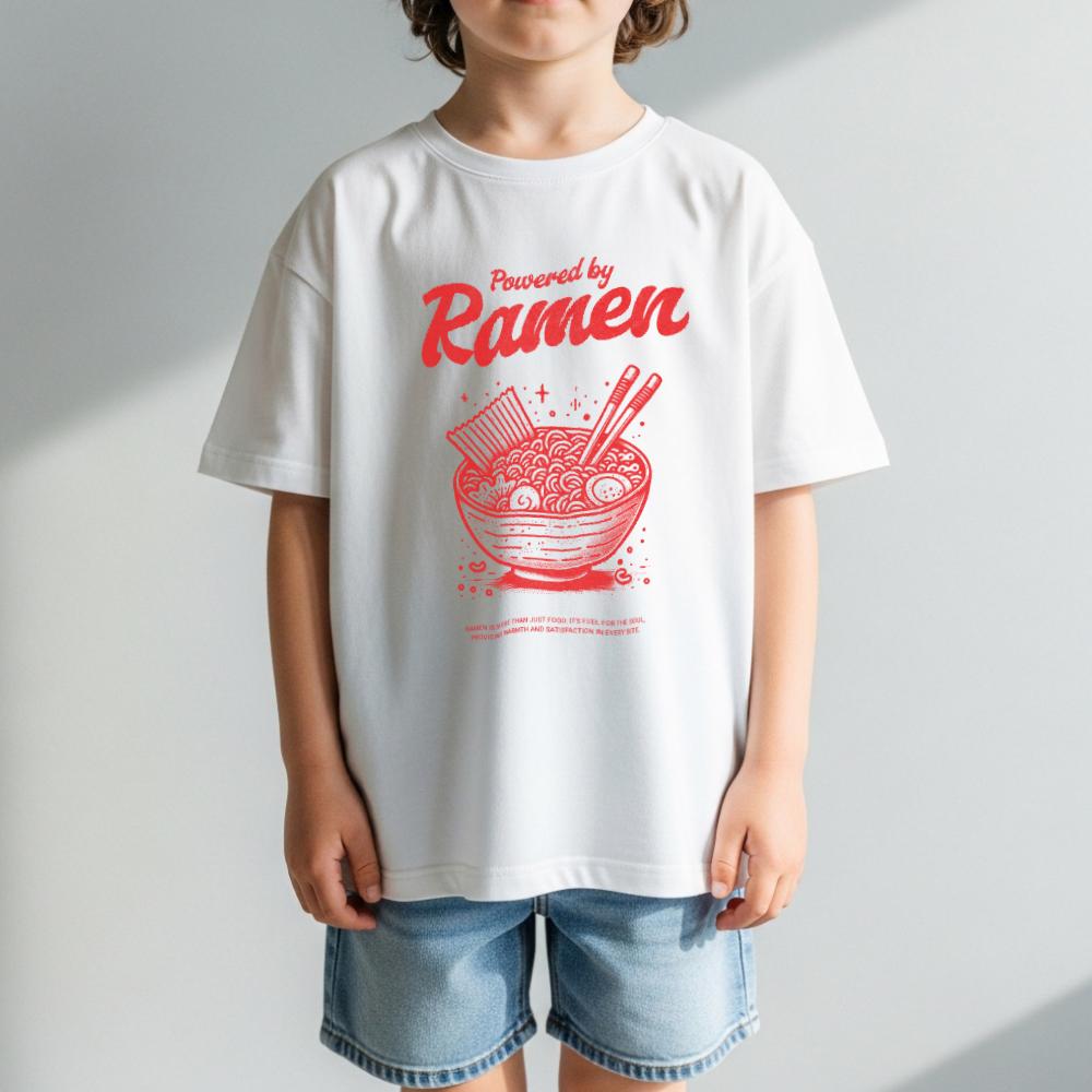 Powered by Ramen Kids T-Shirt