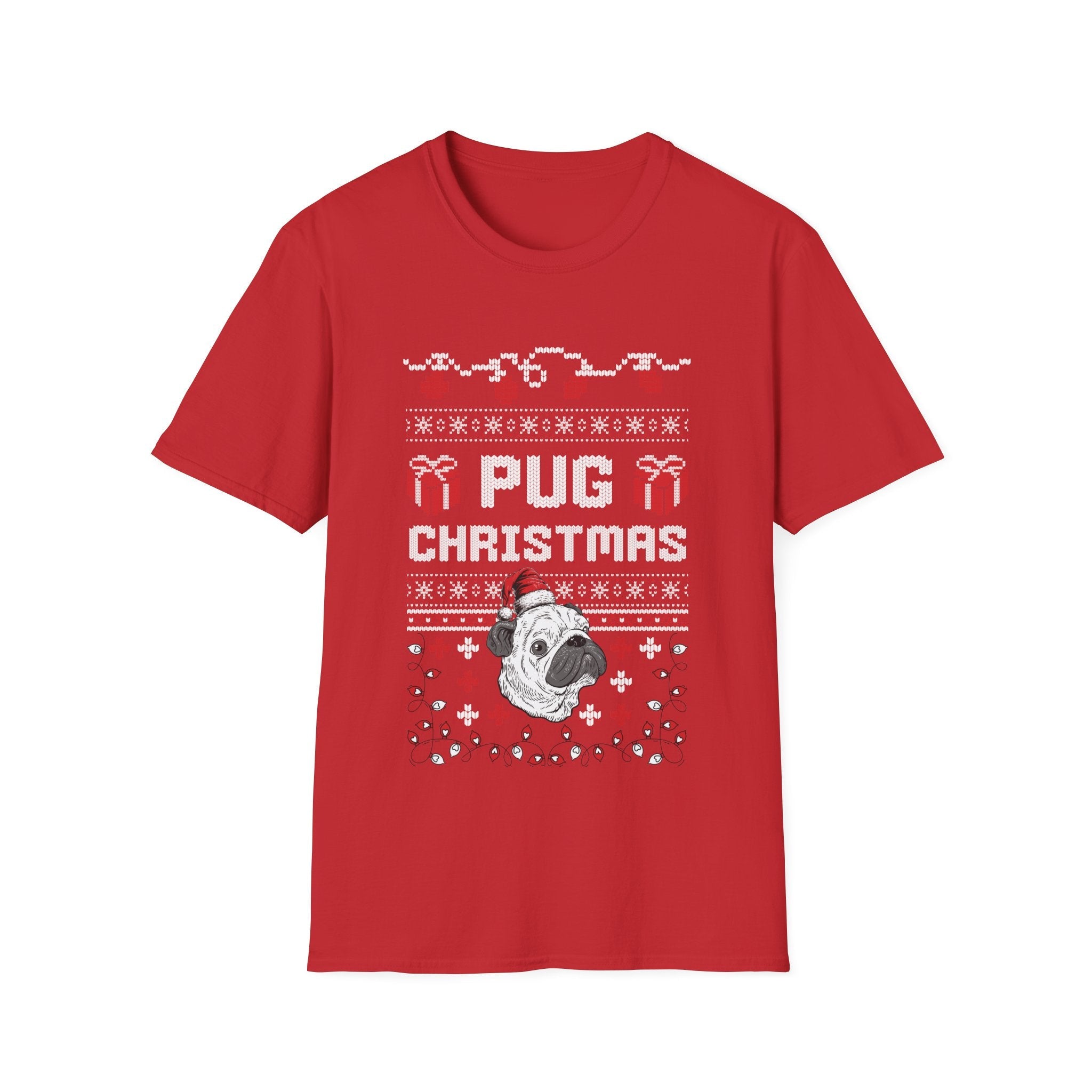 Pug Christmas Dog T-Shirt - Style Circus