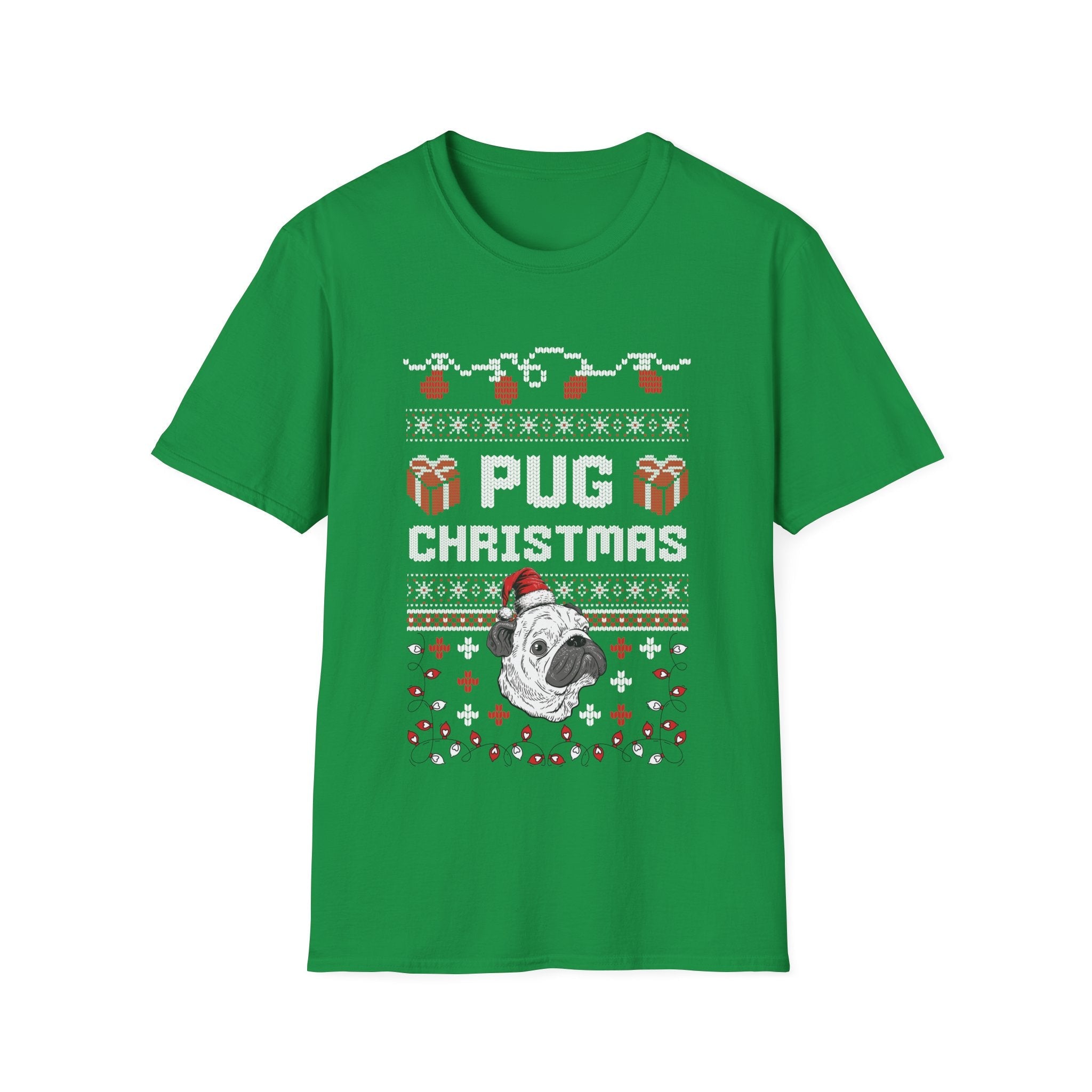 Pug Christmas Dog T-Shirt - Style Circus