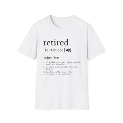 Retired Definition Funny T-Shirt - Style Circus