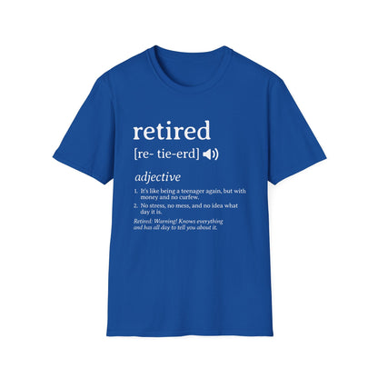 Retired Definition Funny T-Shirt - Style Circus