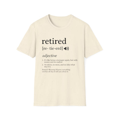 Retired Definition Funny T-Shirt - Style Circus