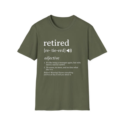 Retired Definition Funny T-Shirt - Style Circus