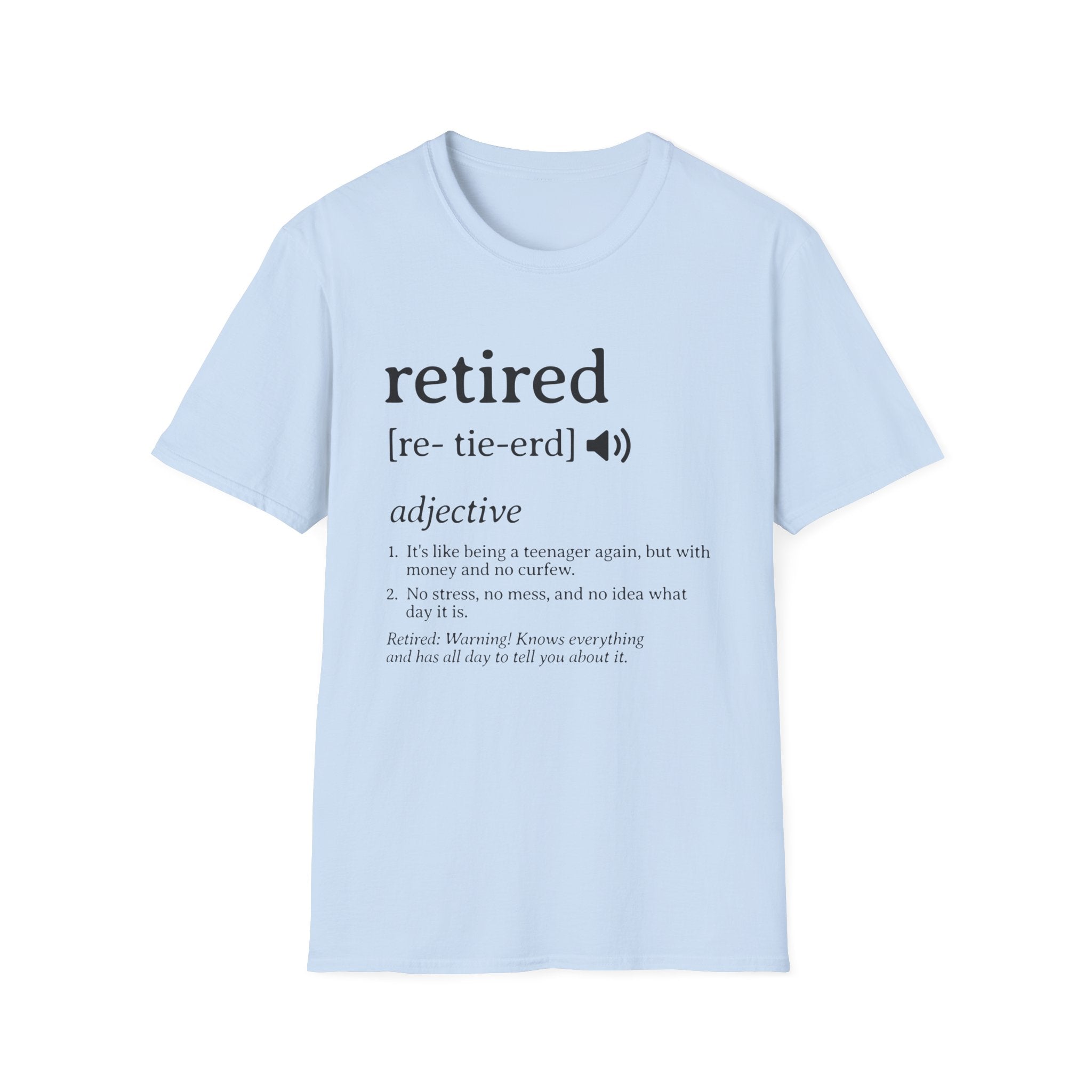 Retired Definition Funny T-Shirt - Style Circus