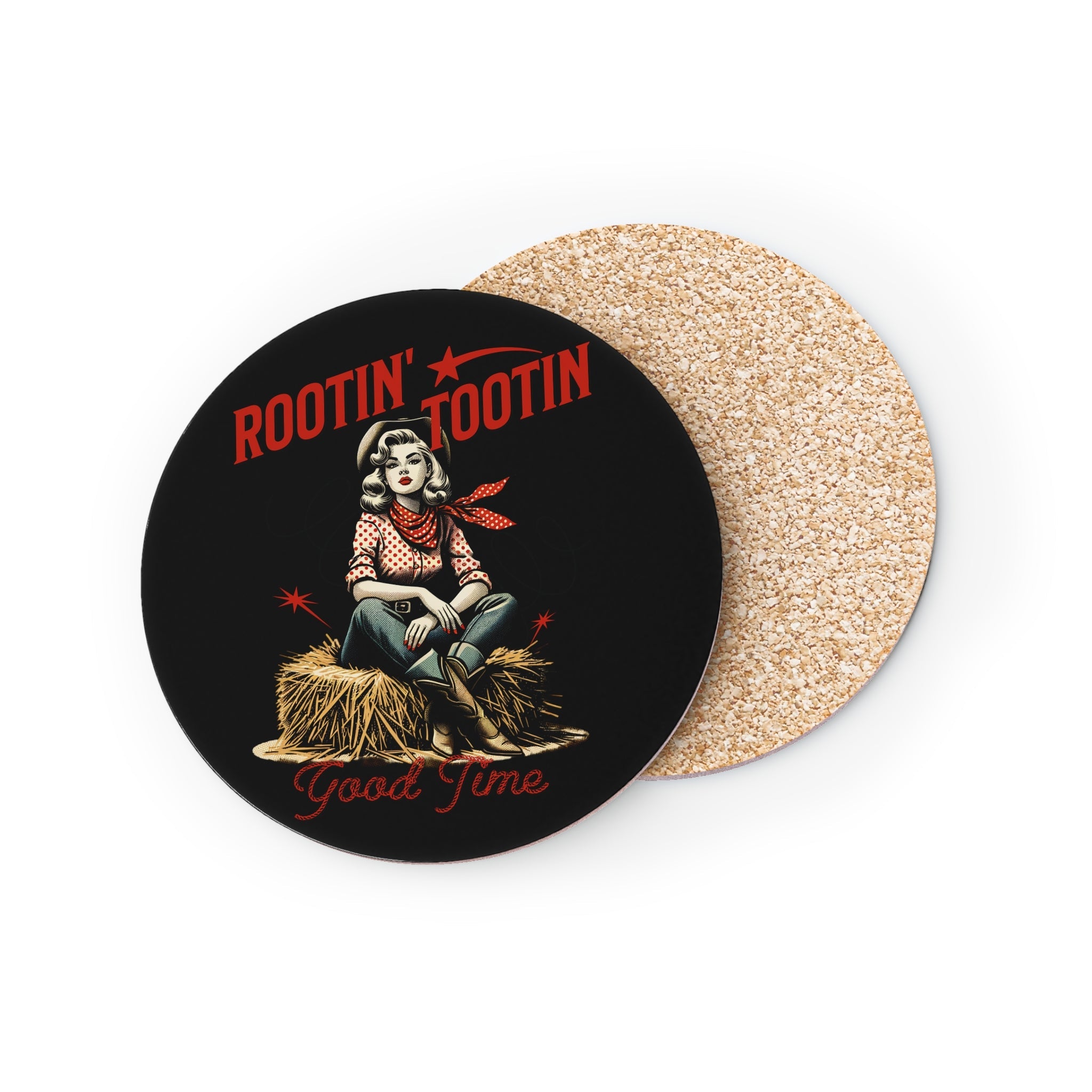 Rootin Tootin Good Time Drink Coasters