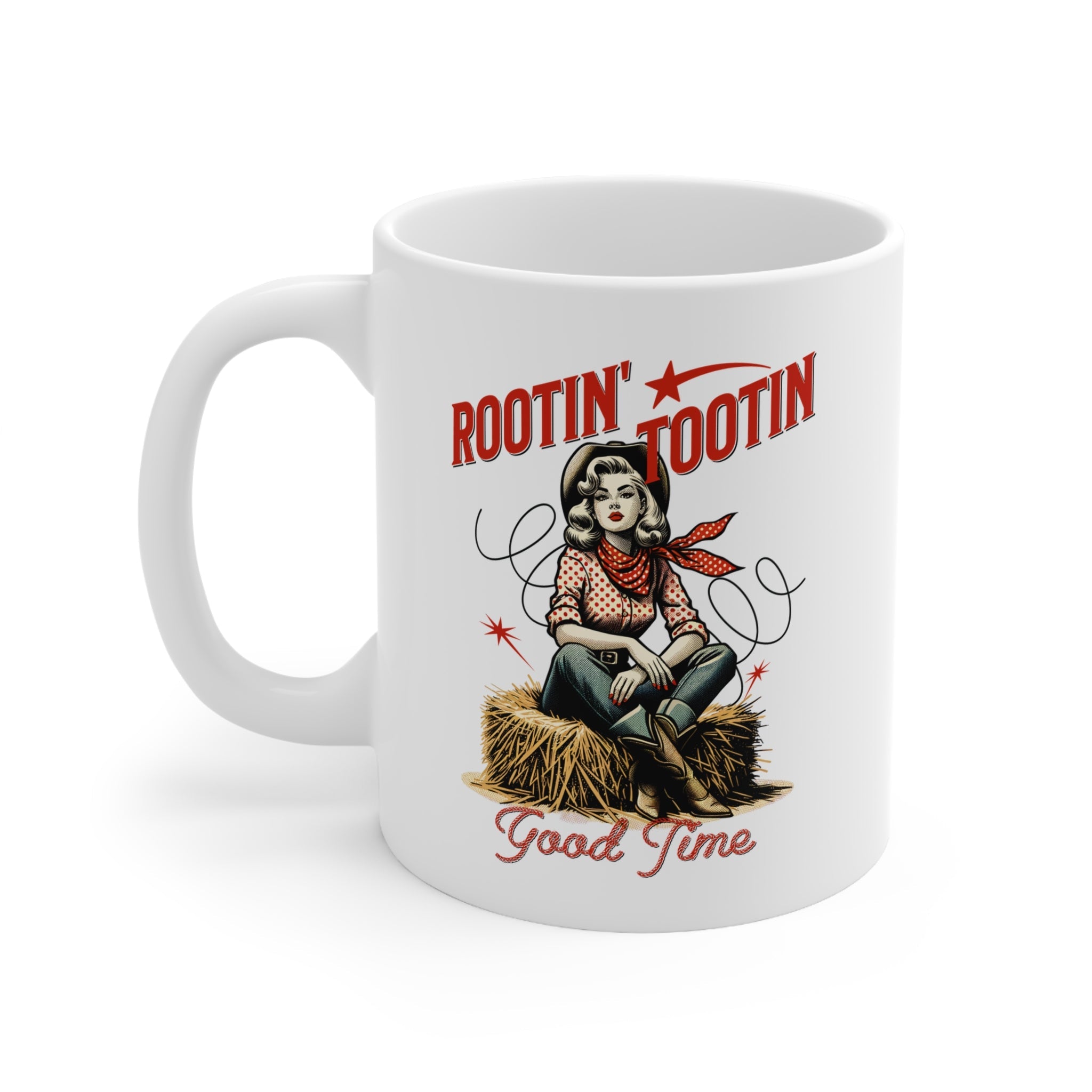 Rootin Tootin Good Time Western Mug