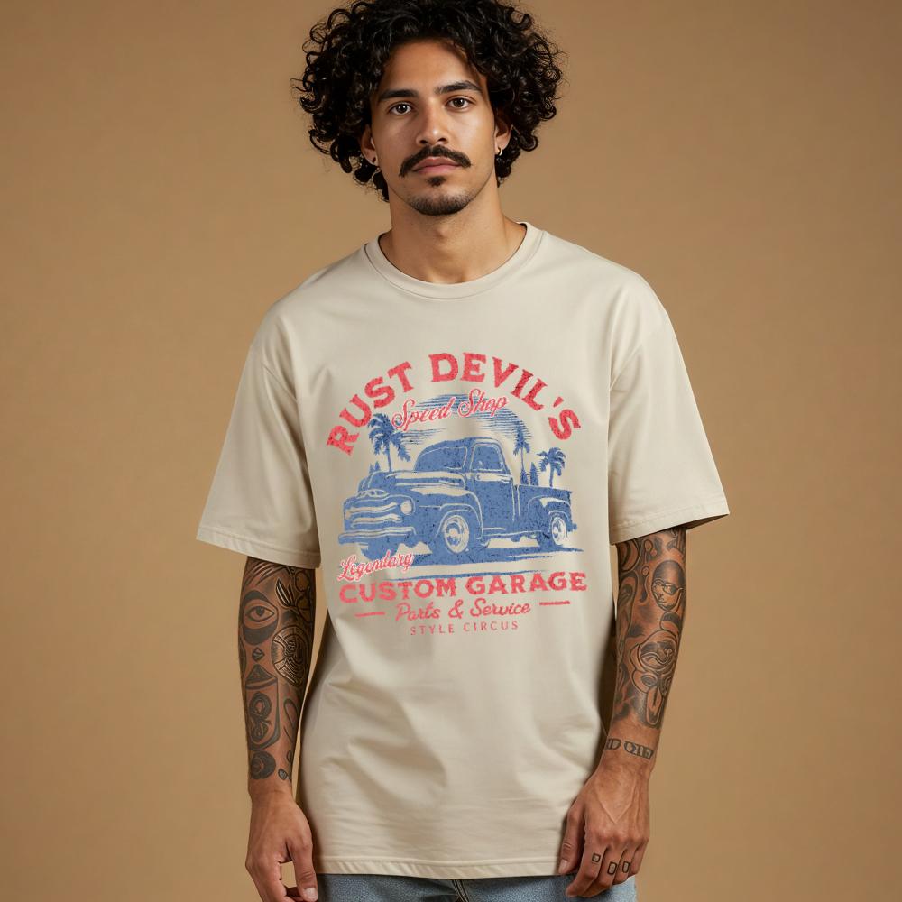 Rust Devil's Legendary Garage Custom T-Shirt