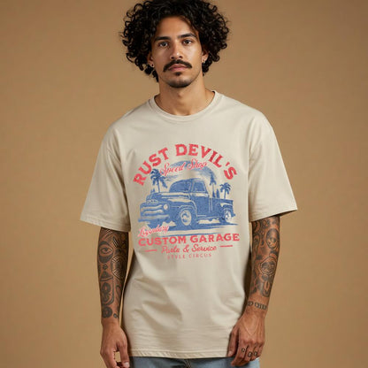 Rust Devil's Legendary Garage Custom T-Shirt