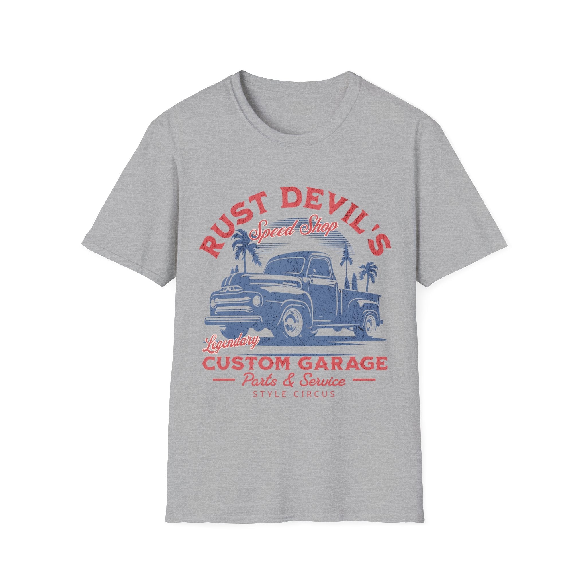 Rust Devil's Legendary Garage Custom T-Shirt - Style Circus