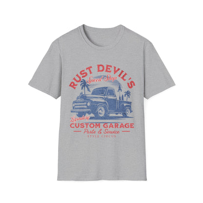 Rust Devil's Legendary Garage Custom T-Shirt