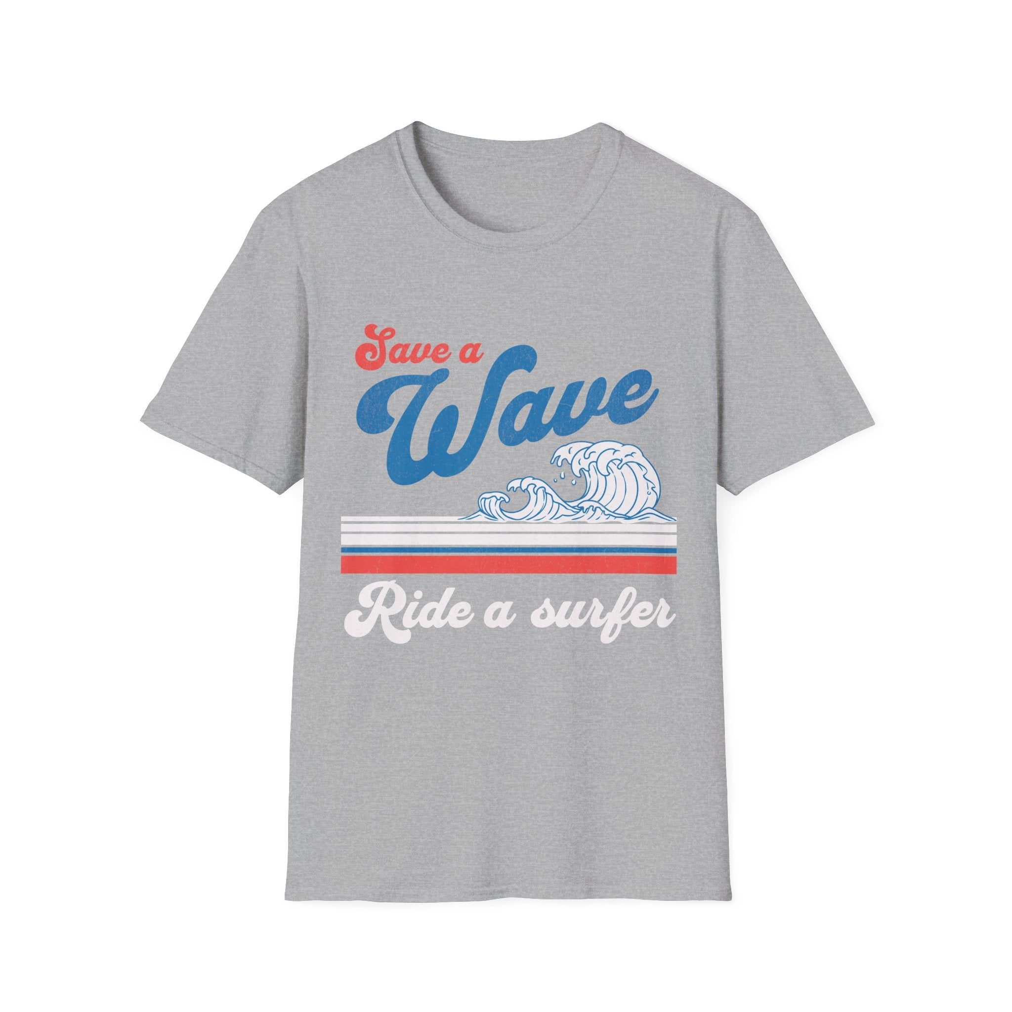 Save a Wave Ride a Surfer T-Shirt - Style Circus