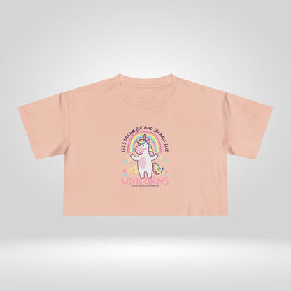 Sparkle Like Unicorns Crop Tee