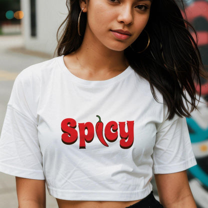 Spicy Women's Crop Tee - Style Circus