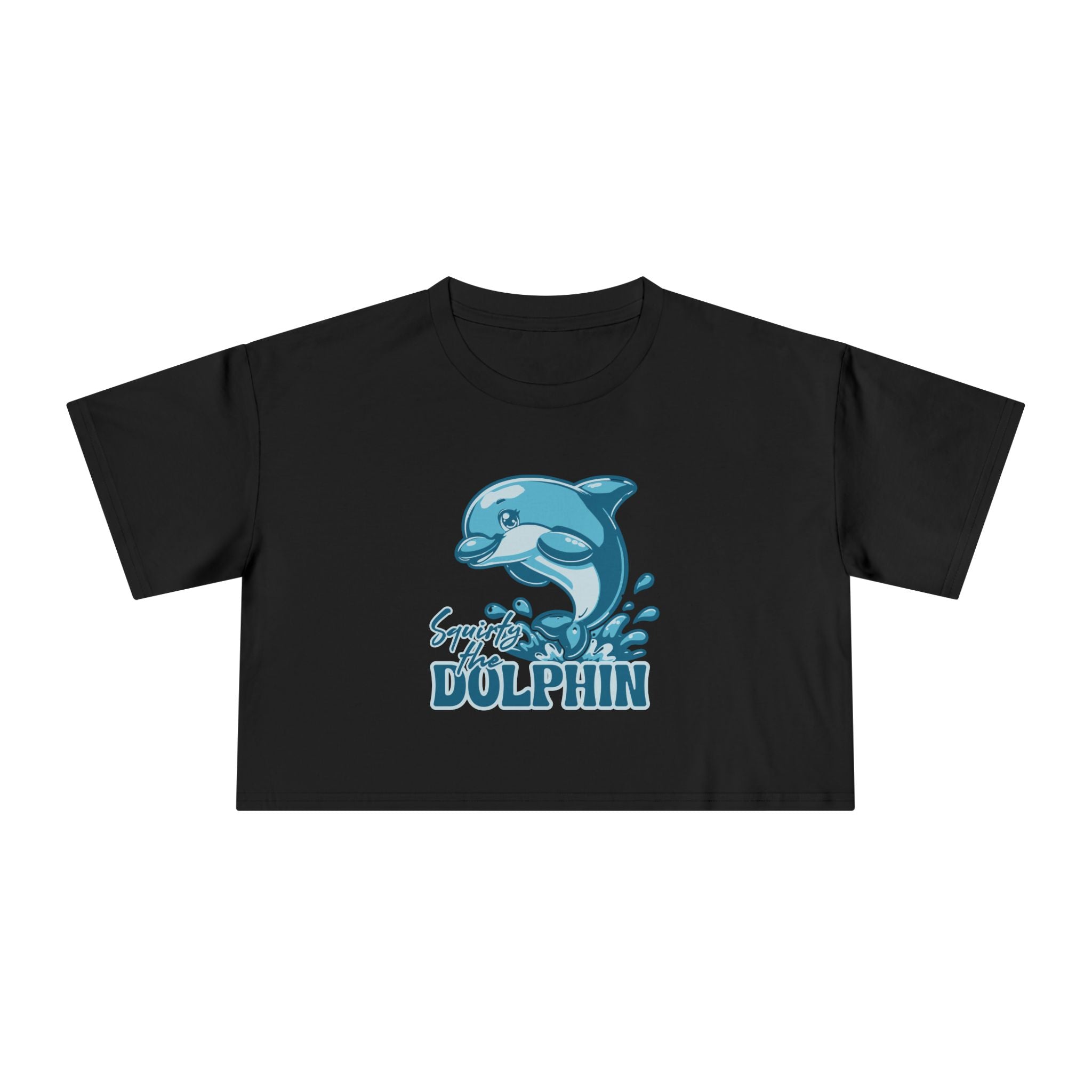 Squirty the Dolphin Crop Tee - Style Circus