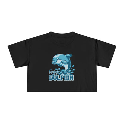 Squirty the Dolphin Crop Tee