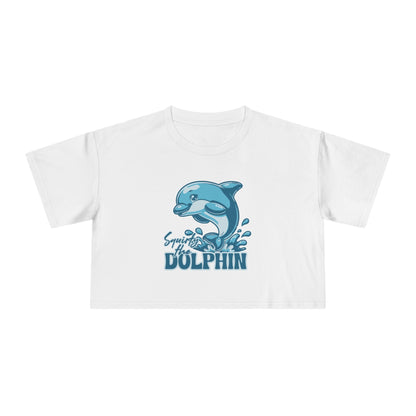 Squirty the Dolphin Crop Tee