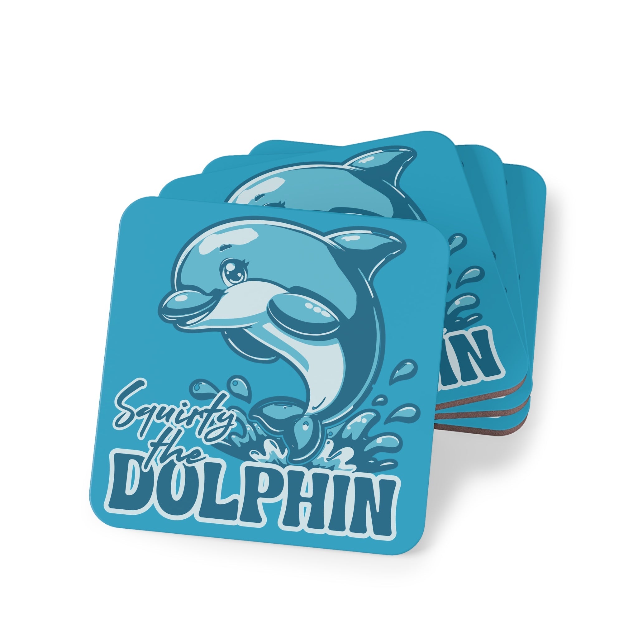 Squirty the Dolphin Drink Coasters