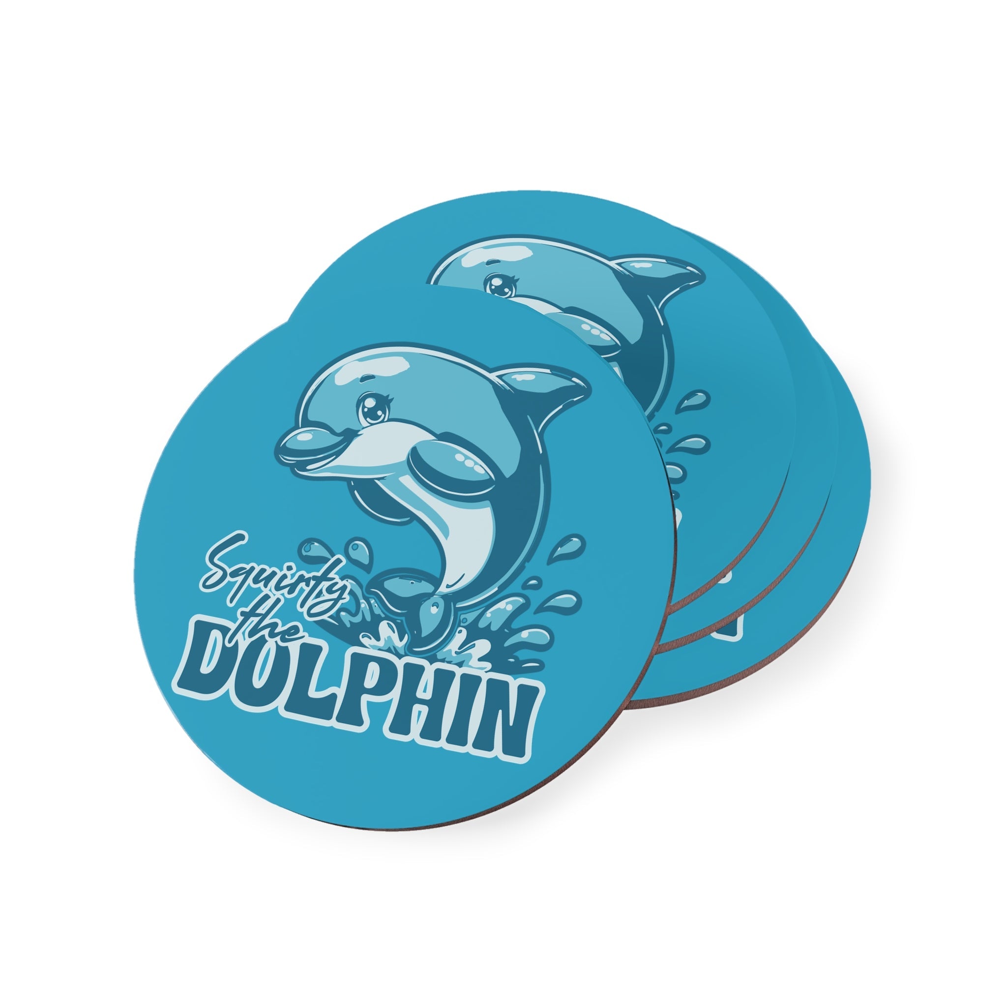 Squirty the Dolphin Drink Coasters