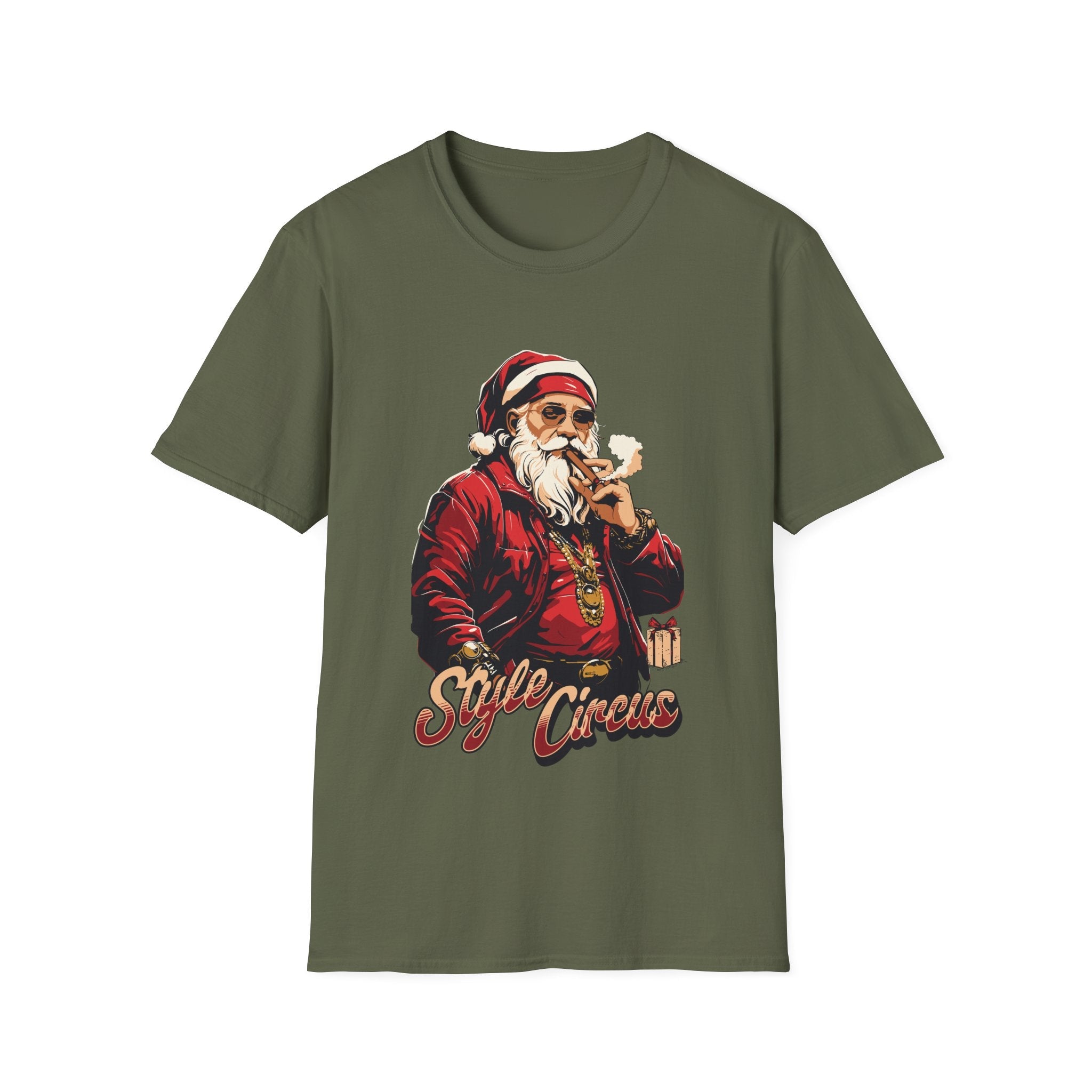 Style Circus Gangsta Santa T-Shirt - Style Circus