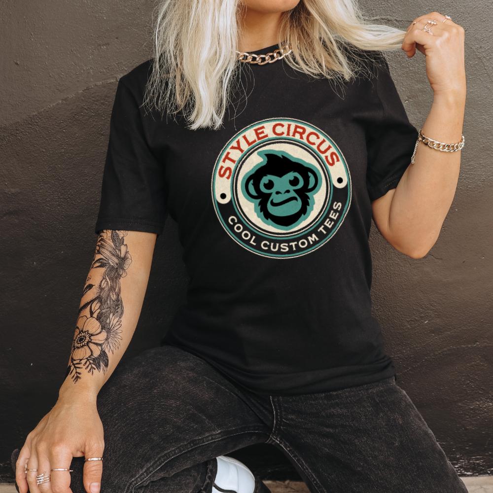Style Circus Monkey Badge T-Shirt
