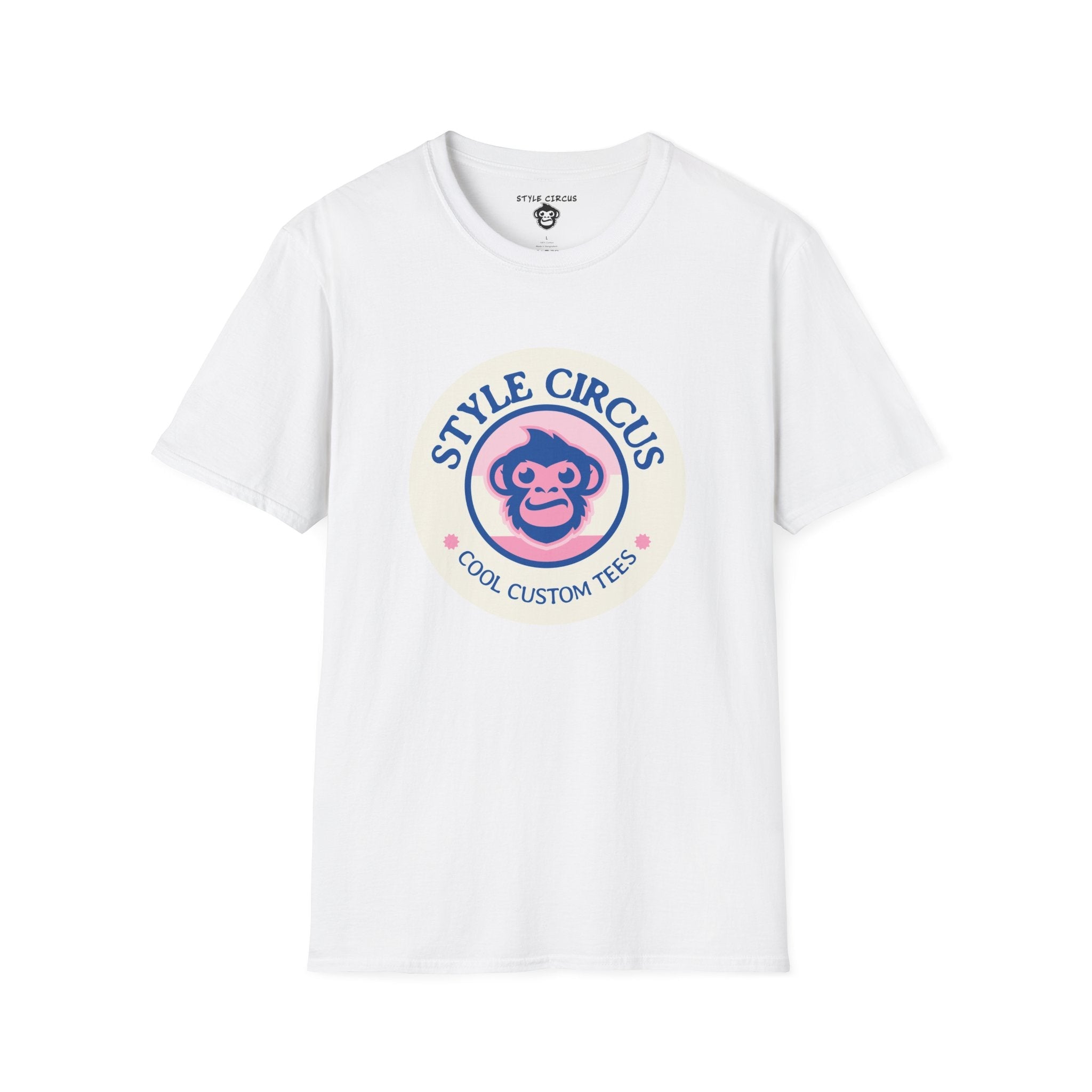 Style Circus Pink Monkey Badge T-Shirt