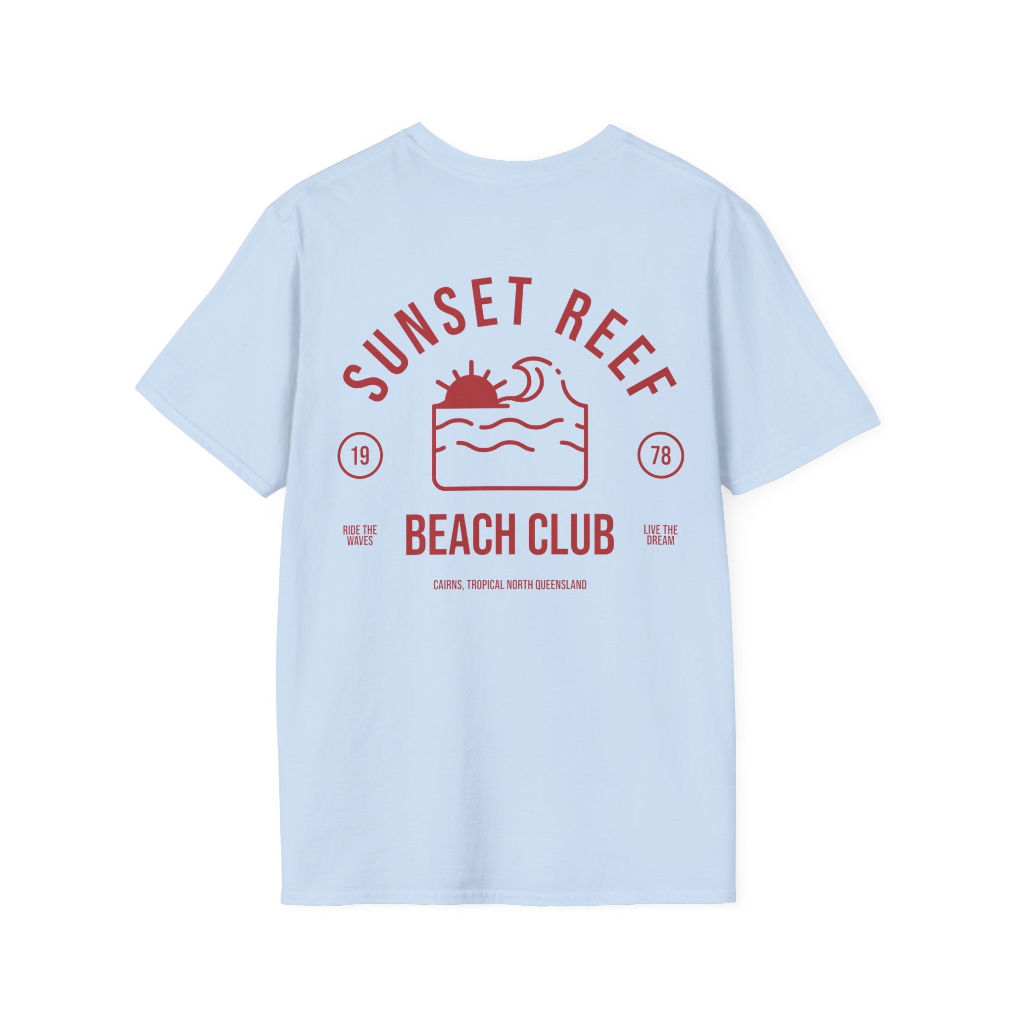 Sunset Reef Beach Club Cairns T-Shirt - Style Circus 