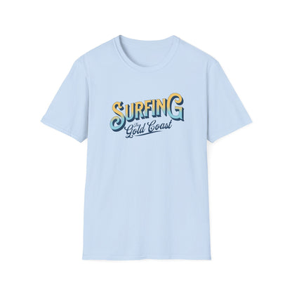 Surfing The Gold Coast Beach T-Shirt - Style Circus 