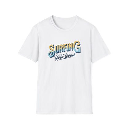 Surfing The Gold Coast Beach T-Shirt - Style Circus 