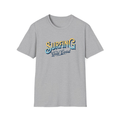 Surfing The Gold Coast Beach T-Shirt - Style Circus 