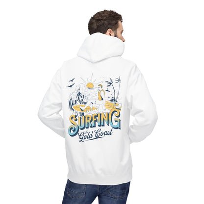 Surfing The Gold Coast Unisex Hoodie - Style Circus