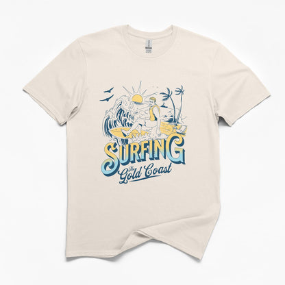 Surfing the Gold Coast Unisex T-Shirt