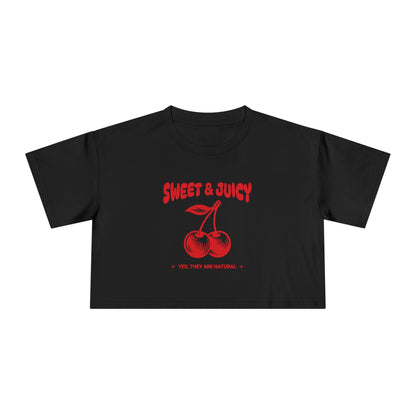 Sweet & Juicy Cherries Crop Tee
