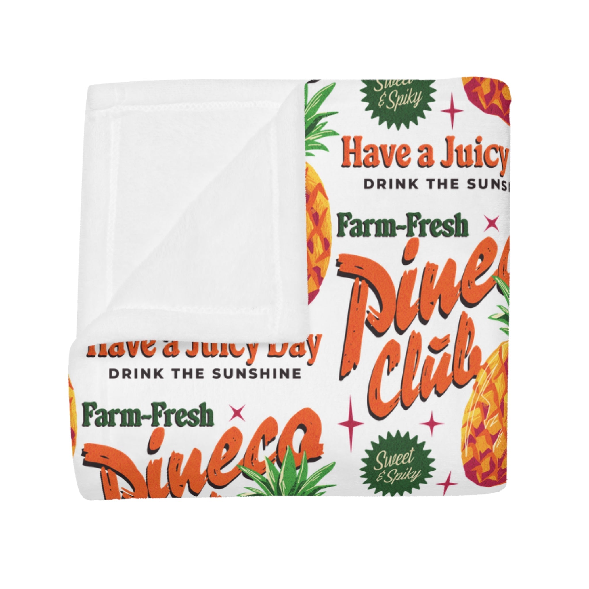 Sweet Pineapple Throw Blanket