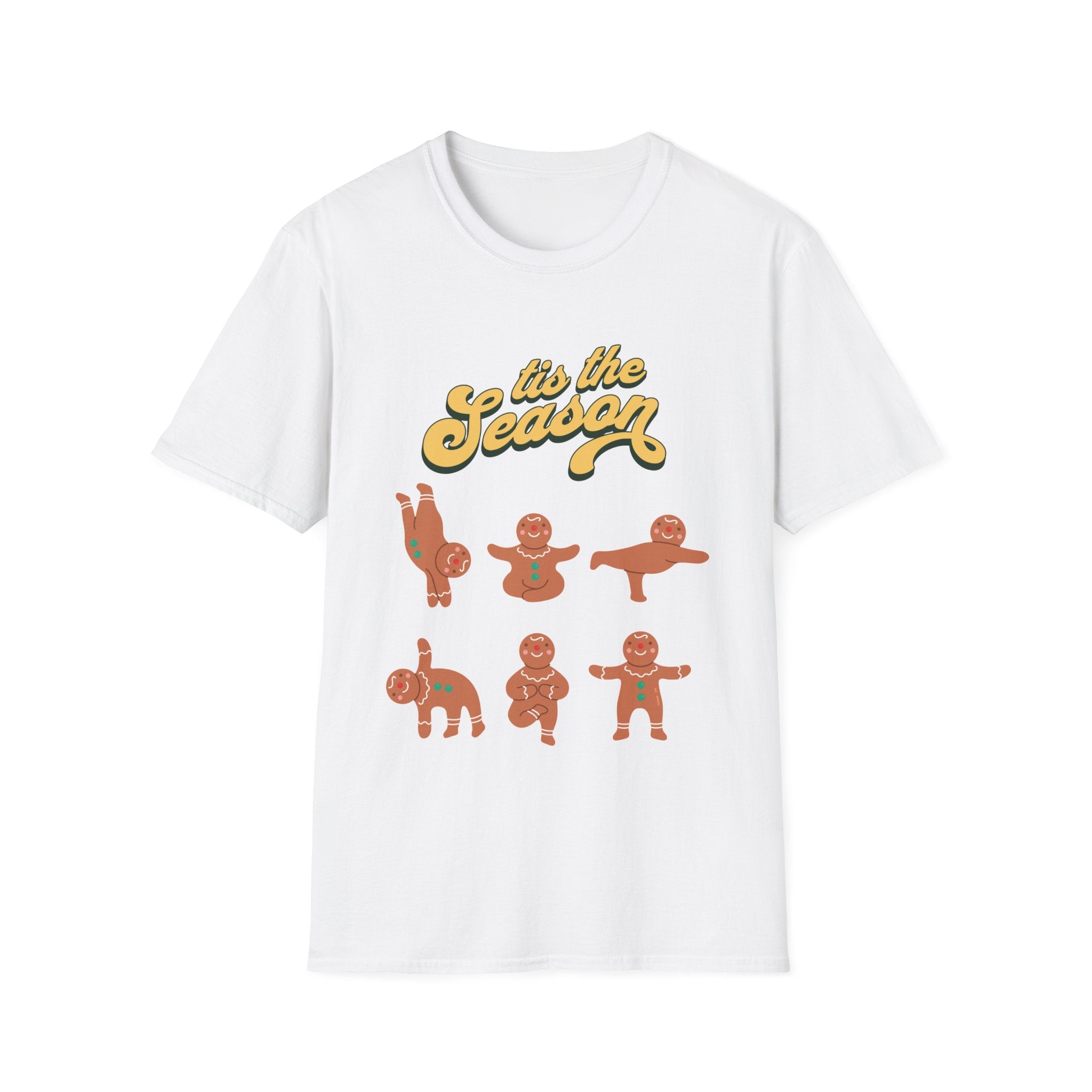 Tis The Season Christmas Gingerbread Man Fitness Custom T-Shirt - Style Circus