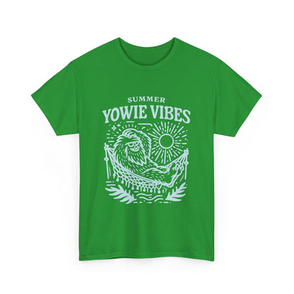 Unisex Summer Vibes Tee - Yowie Vibes Graphic, Relaxed Fit T-Shirt, Casual Summer Style, Beachwear, Gift Idea