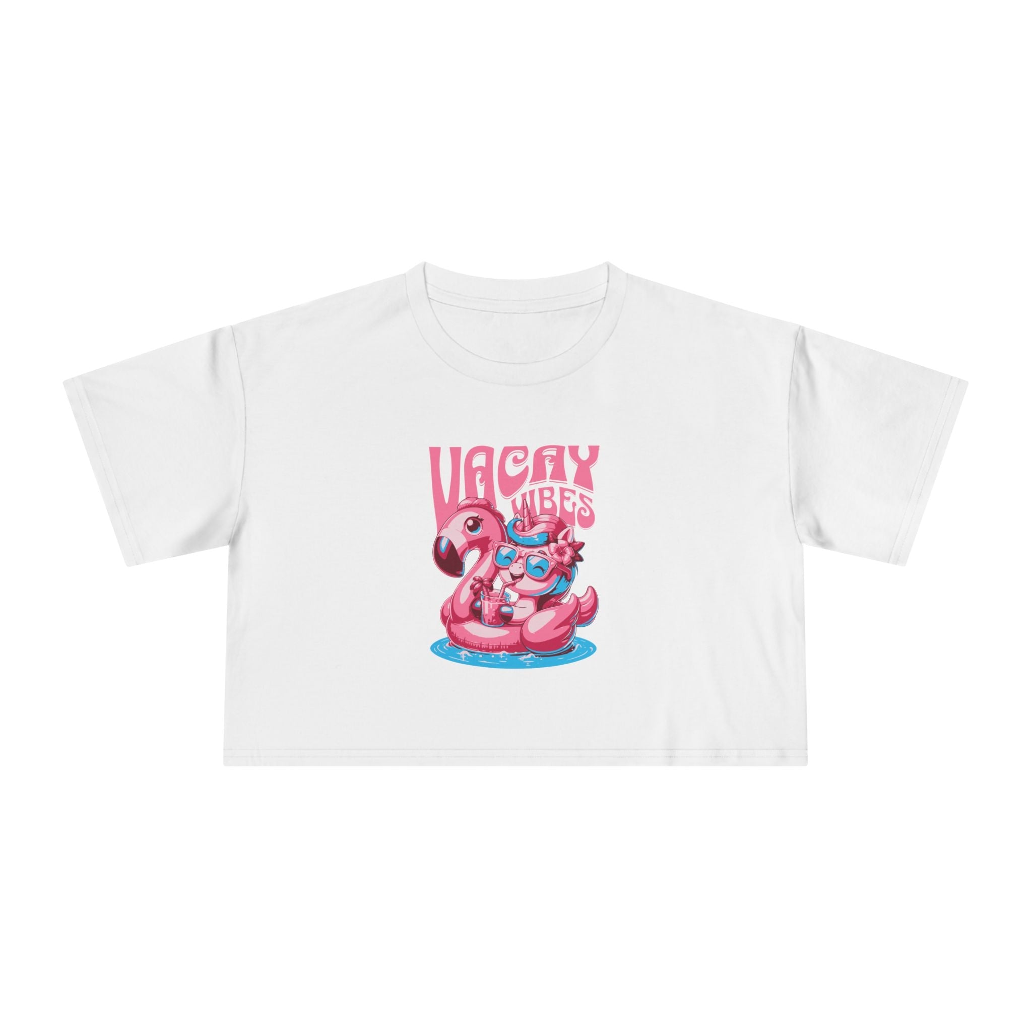 Vacation Vibes Crop Tee - Style Circus