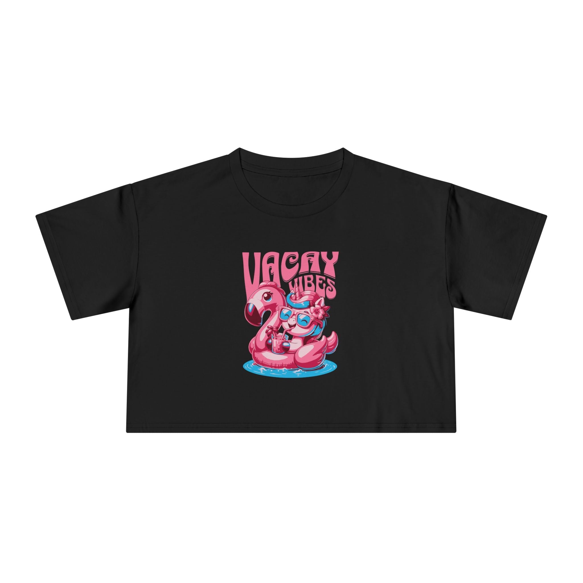 Vacation Vibes Crop Tee - Style Circus