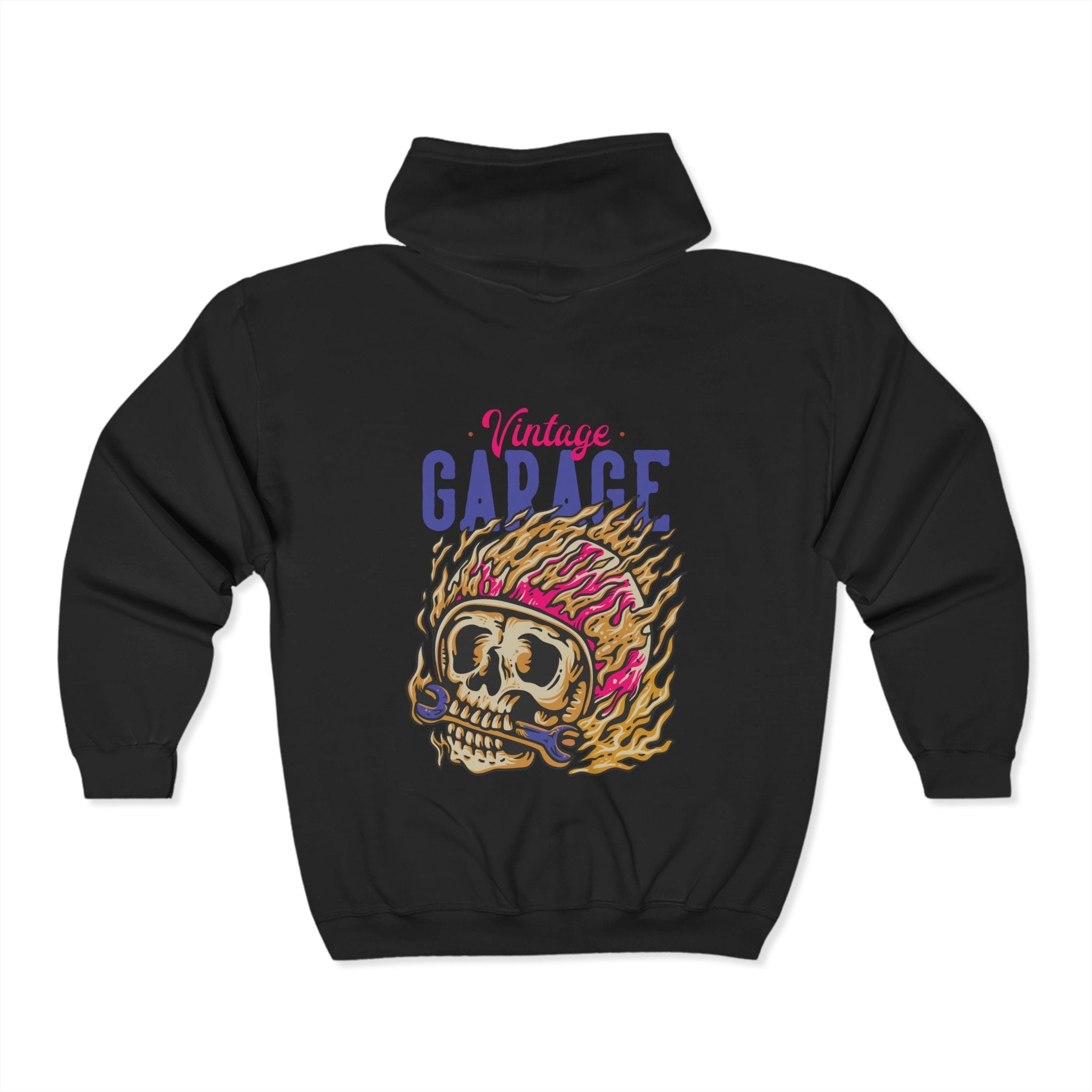 Vintage Garage Unisex Zip-Up Hoodie