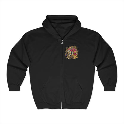 Vintage Garage Unisex Zip-Up Hoodie