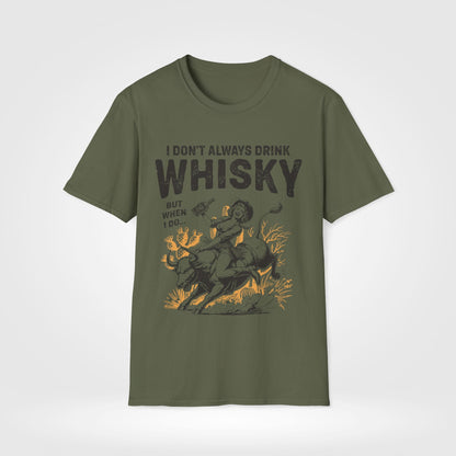 Whiskey Drinking Cowgirl T-Shirt - Style Circus