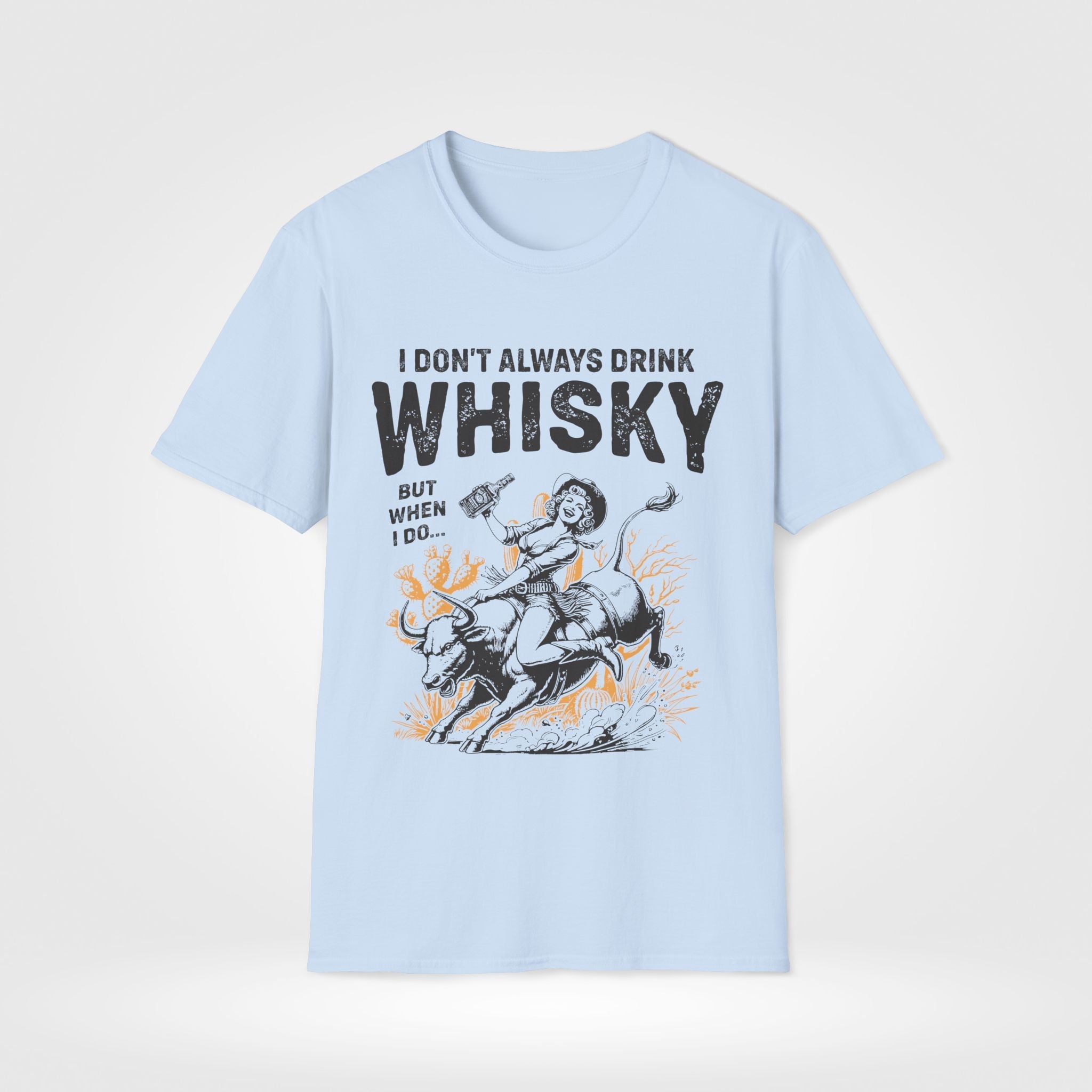 Whiskey Drinking Cowgirl T-Shirt - Style Circus