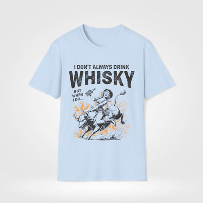 Whiskey Drinking Cowgirl T-Shirt - Style Circus