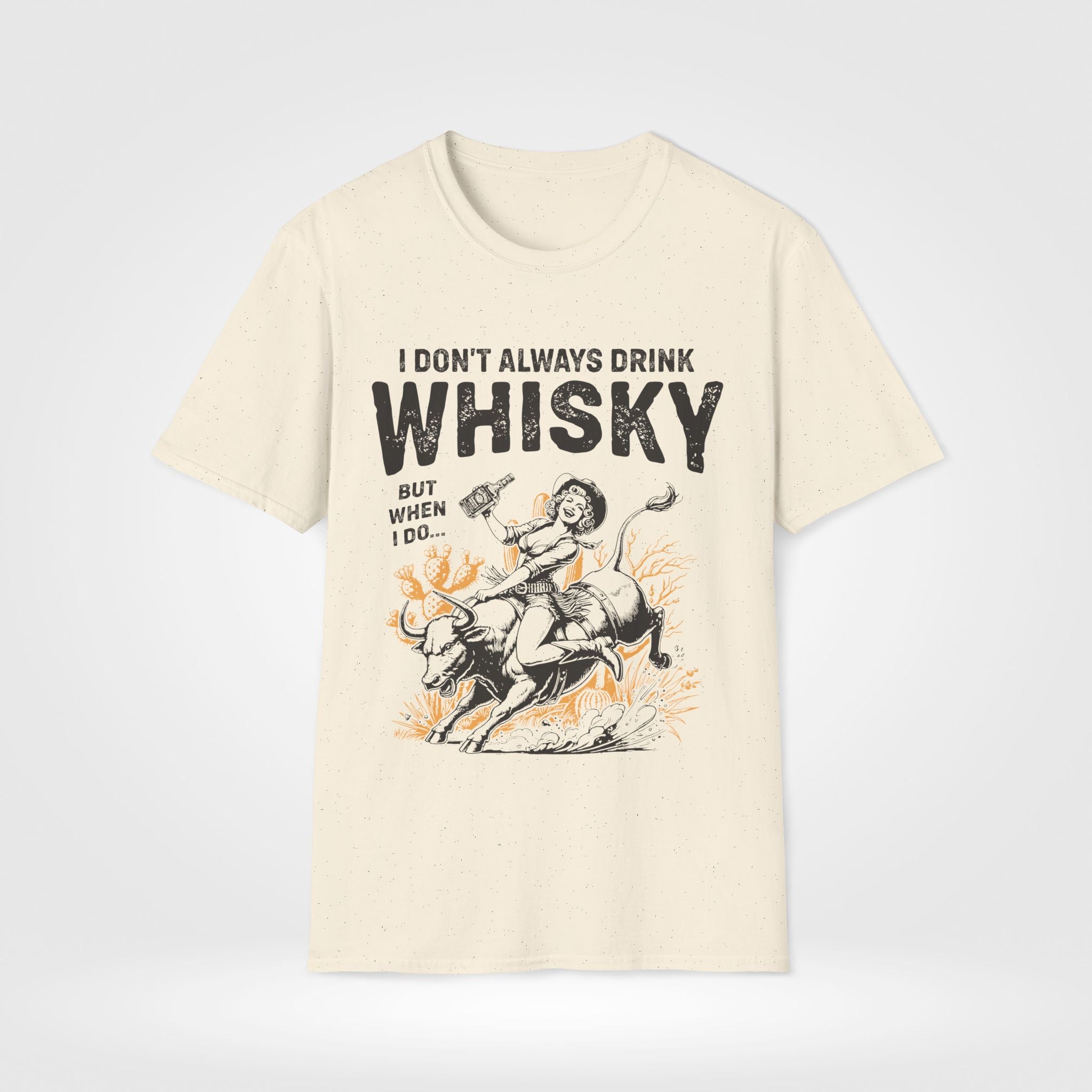 Whiskey Drinking Cowgirl T-Shirt - Style Circus