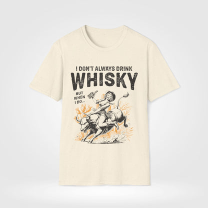 Whiskey Drinking Cowgirl T-Shirt - Style Circus