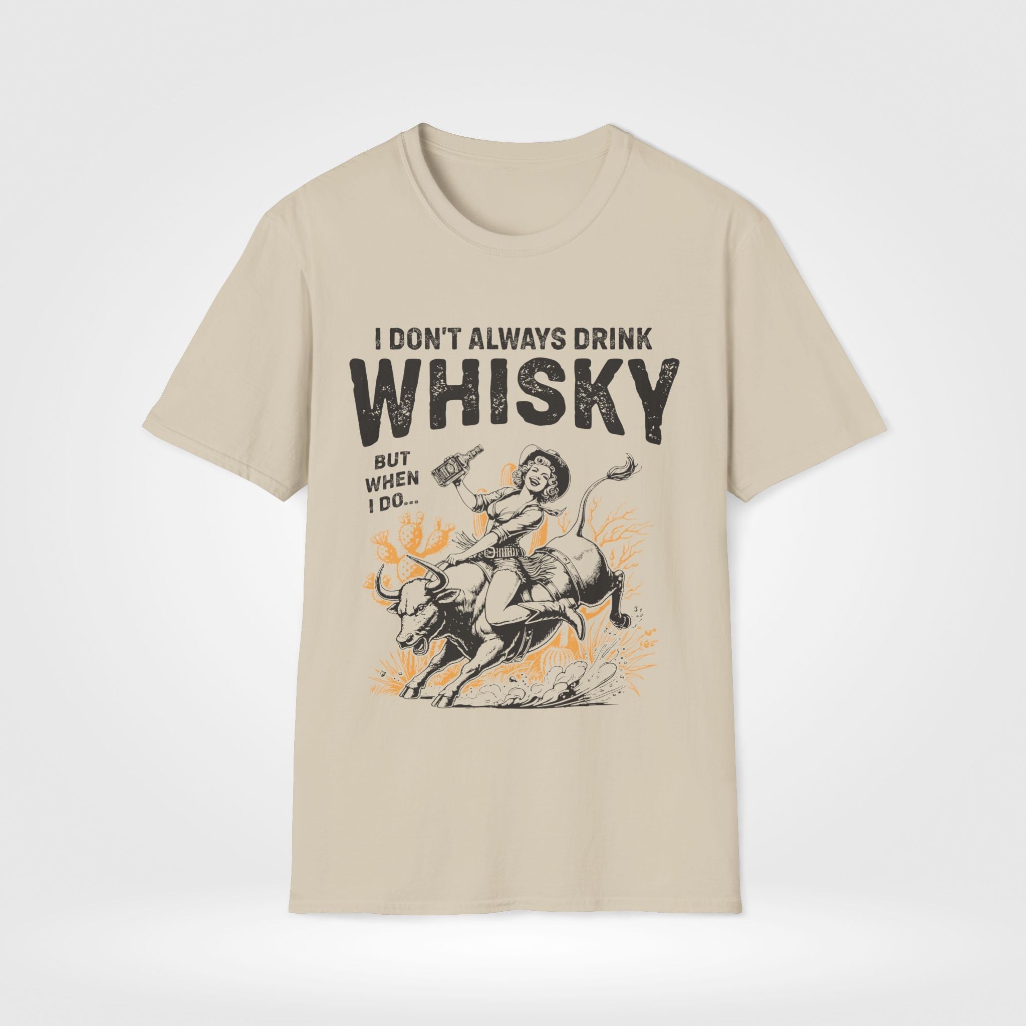 Whiskey Drinking Cowgirl T-Shirt - Style Circus