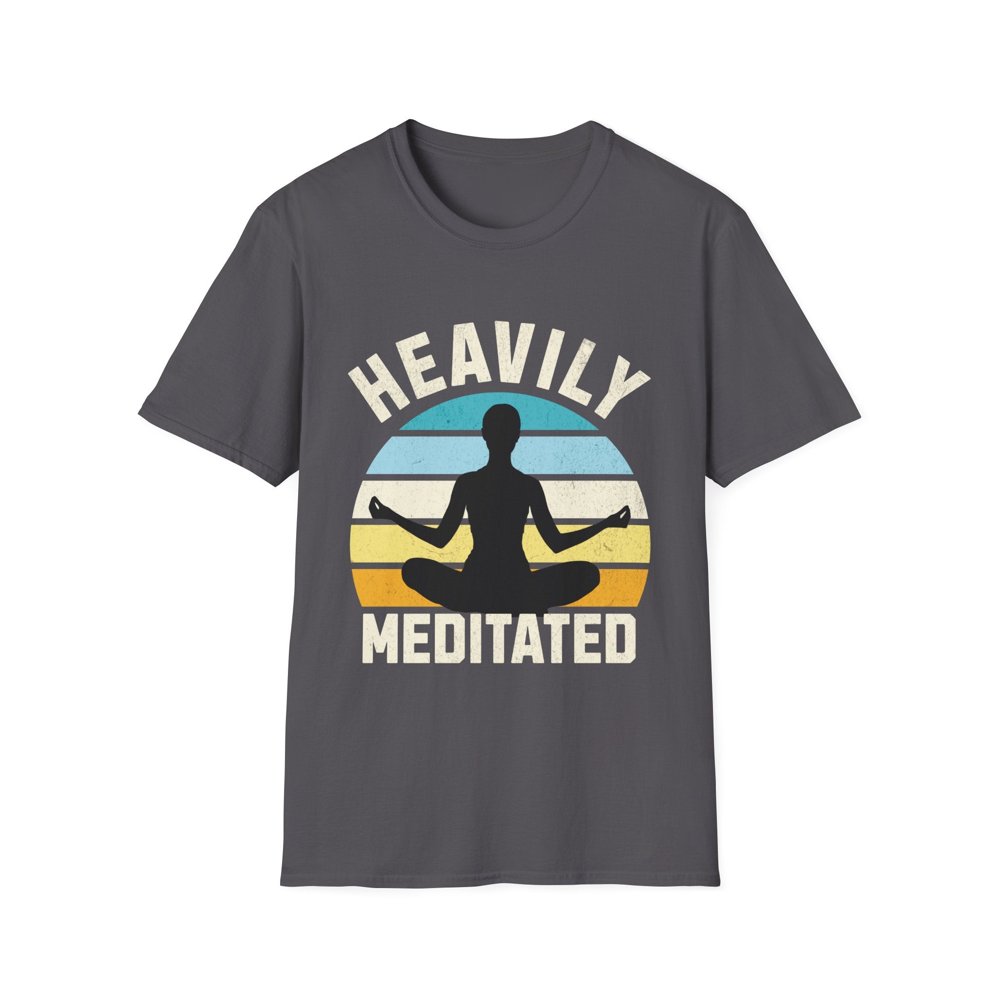 Yoga Heavily Meditated Funny T-Shirt - Style Circus